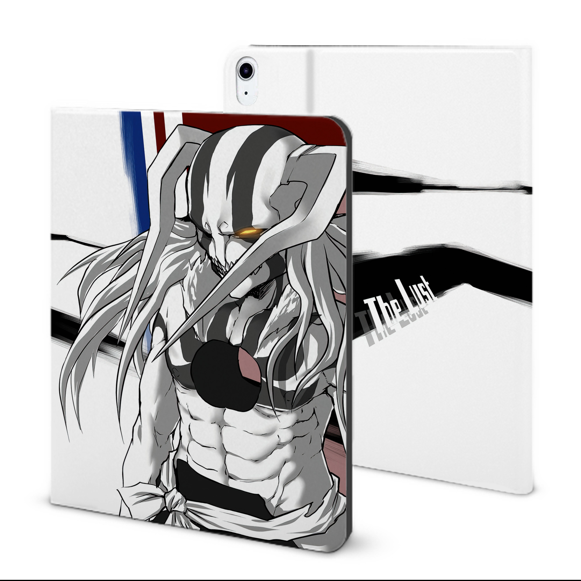 （画像用） ブリーチ BLEACH IPad ケース ブック型 PUレザー TPU 耐衝撃 軽量 薄型 ペン収納なし 全面保護 IPad 各モデル対応